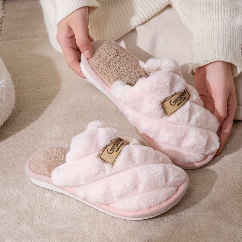 Cotton Slippers Color Light Grey Sizeuk 7.5-8