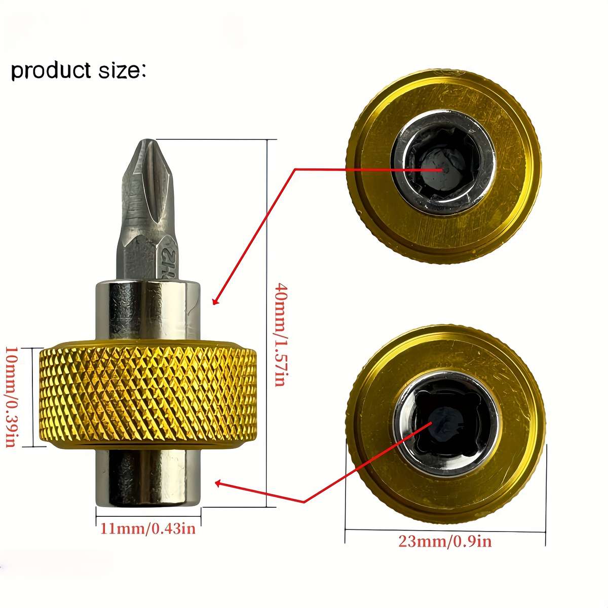 Screwdriver Bit Tool Set Quantity 3Pcs