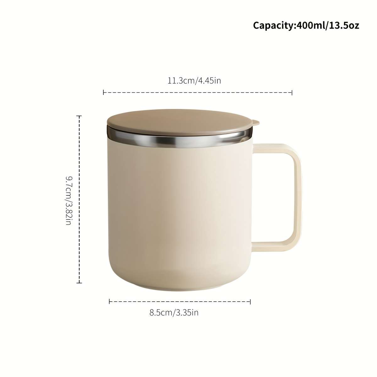Water Cup Color Grey Capacity400Ml