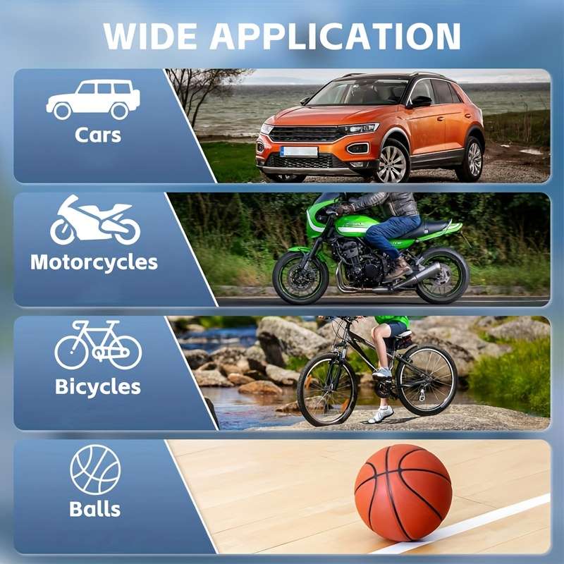 Reliable Modern High Performance Multi Functional Portable Tire Inflator Car