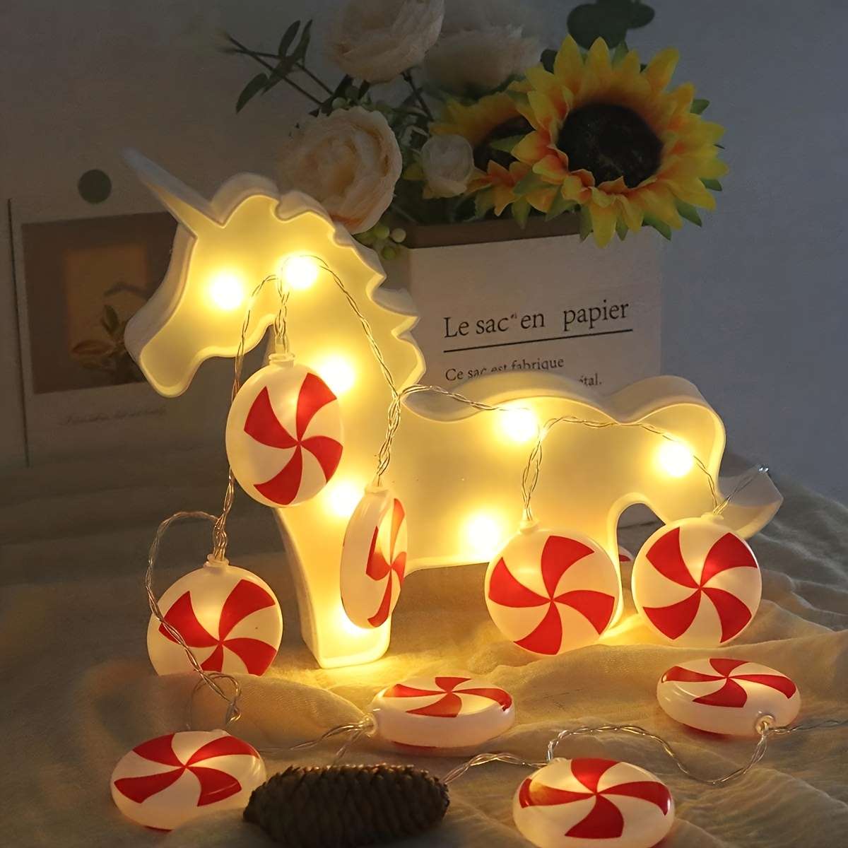 Christmas Lights Warm Light Size 1.5 Meters