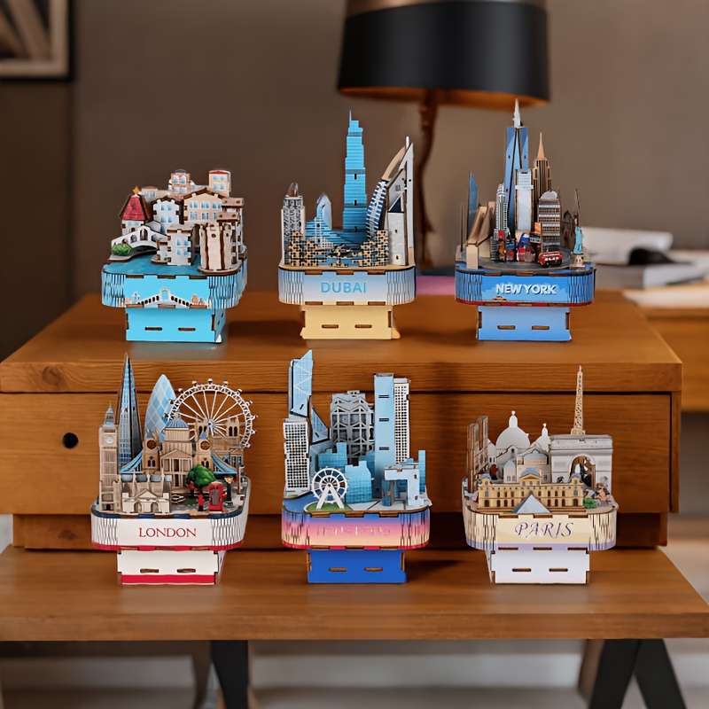 Building Toy Architectural Model Toy Set Model Paris A