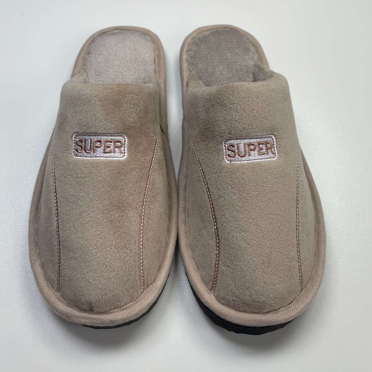 Cotton Slippers Color Linen Sizeuk 6.5-7