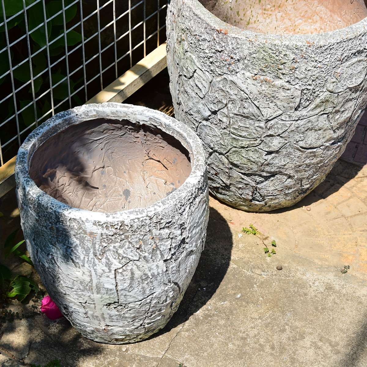 Flowerpot Size 15.7 Inch Large Granite