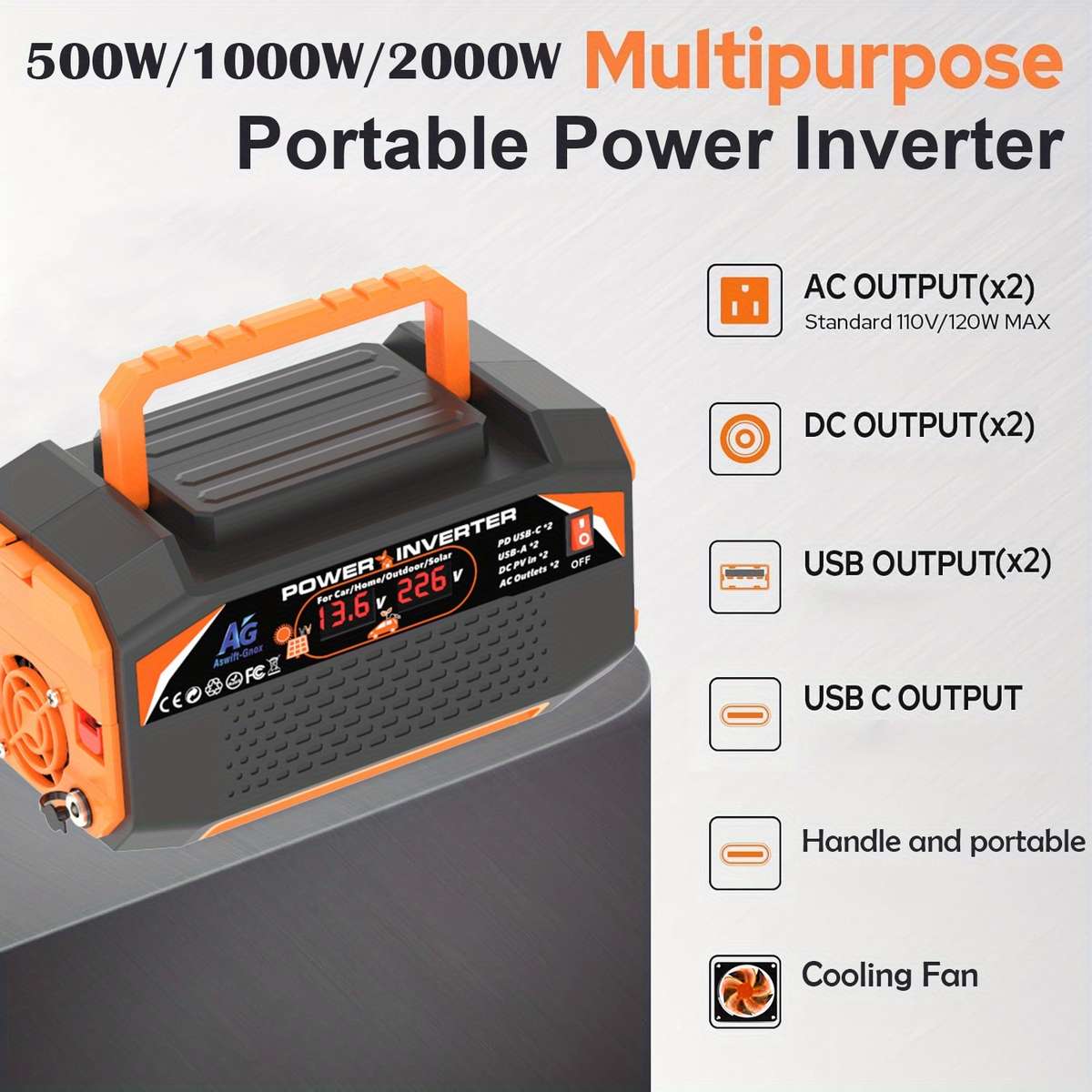 Inverter Model 2000W