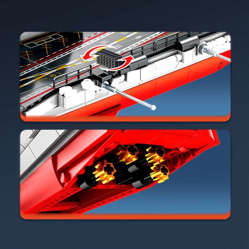 3D Jigsaw Puzzle Model Ship Style Shandong Ship 1 650 Building Block Assembly Model