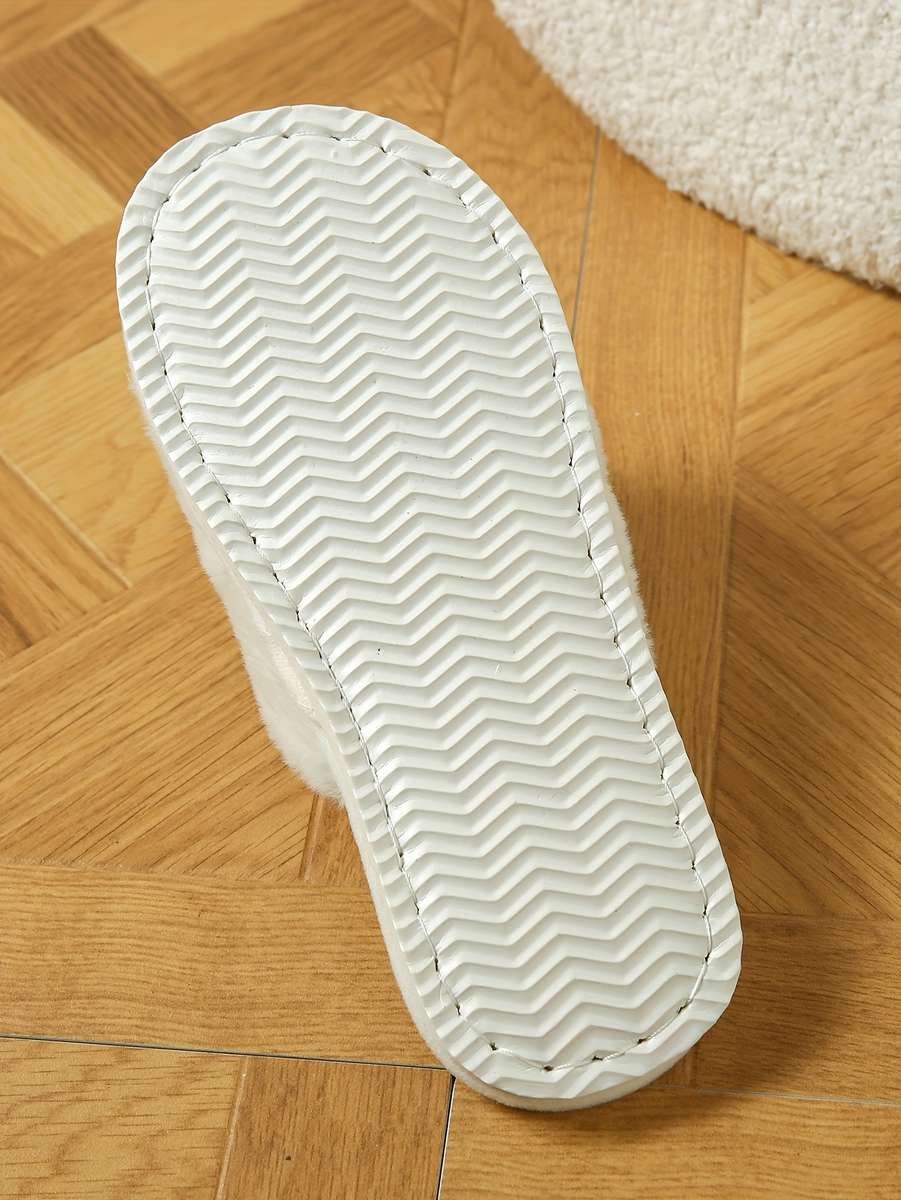 Cotton Slippers Color Milky Sizeuk 9.5-10