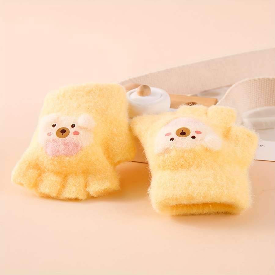 Winter Gloves Color Yellow