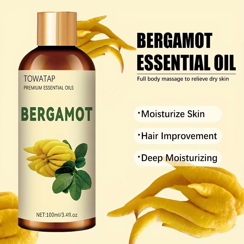 Towatap Bergamot Essential Oil 30ml 10ml 100 Pure Citrus Scent Long Lasting