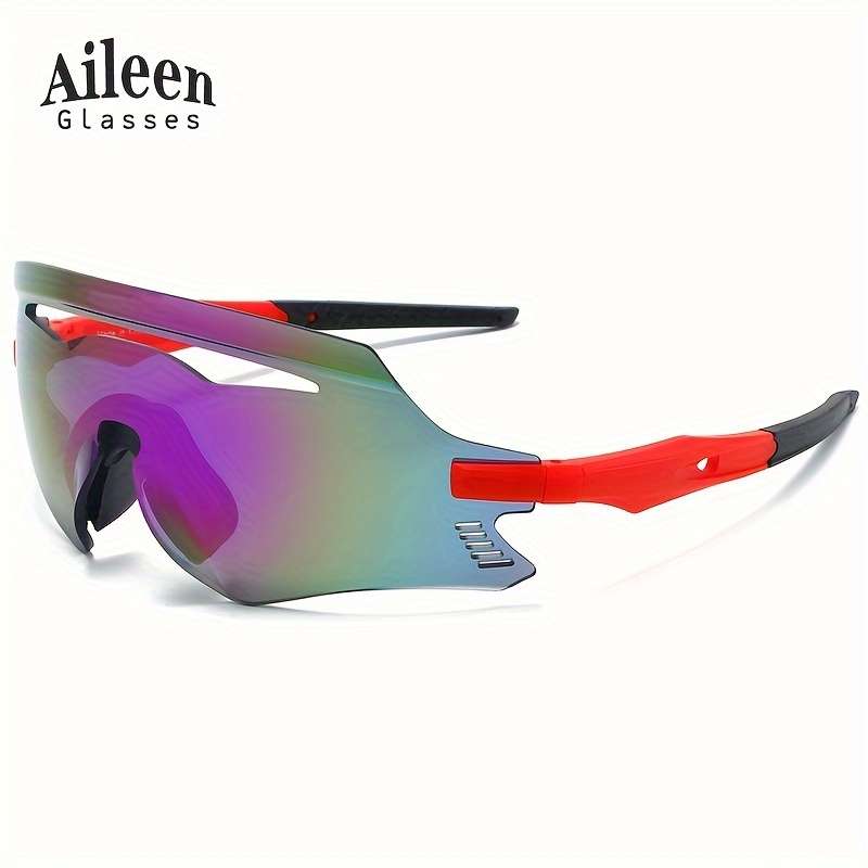 Cycling Glasses Color Dark Blue Frame Ice Blue Lens