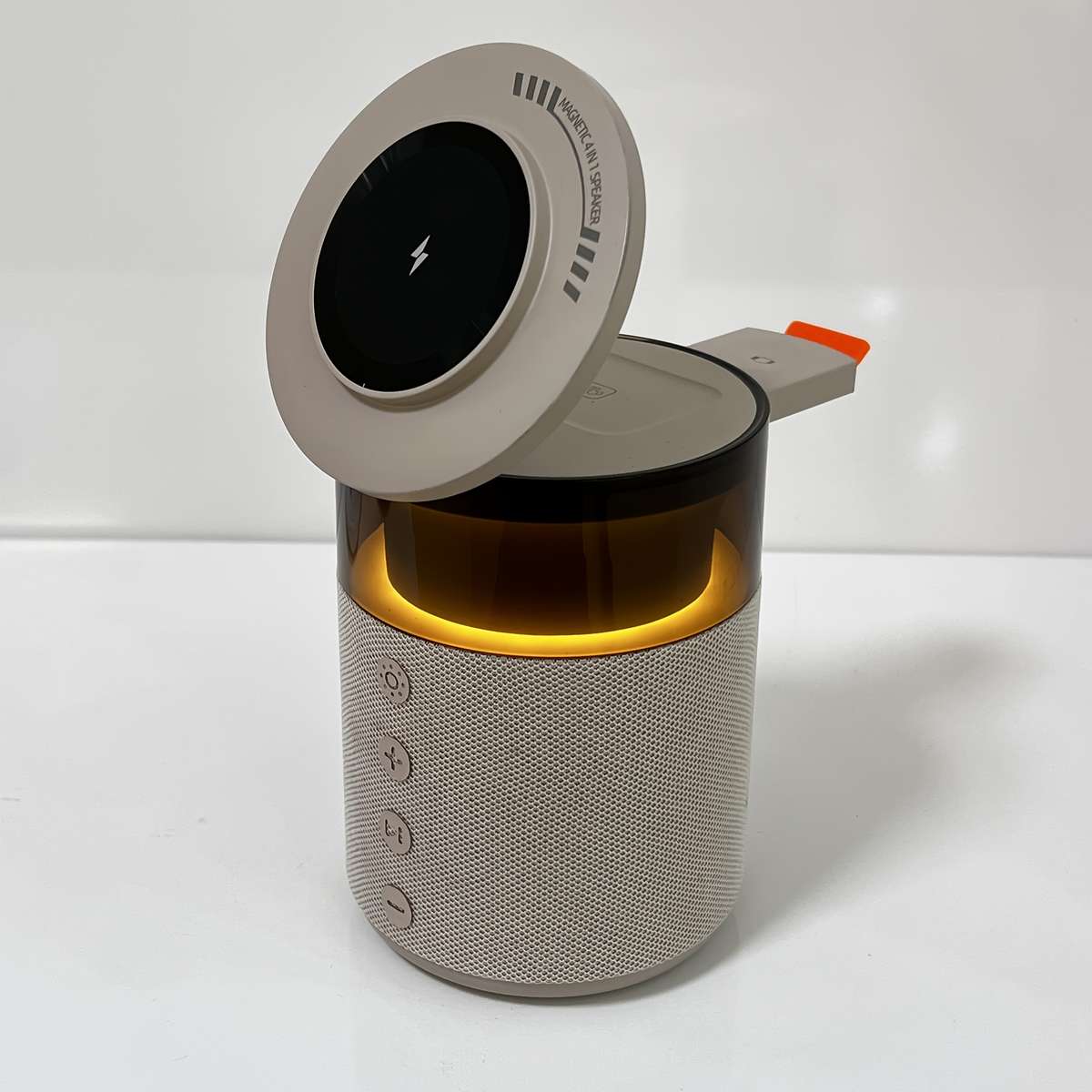 Modern Dual Channel Design Magnetic Wireless Charging Station For Festival