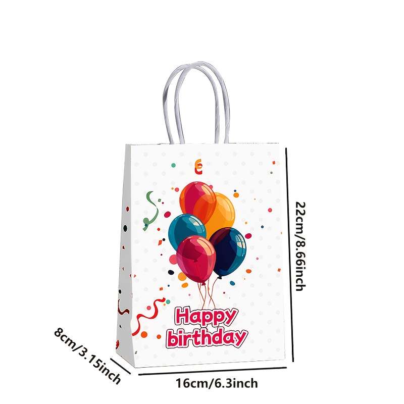 Gift Bags Quantity 4 Types, 3 Pieces Each  12 Pieces Per Pack