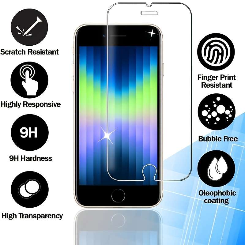 Screen Protector Color 4 Piecestransparent Compatible Model Iphone X