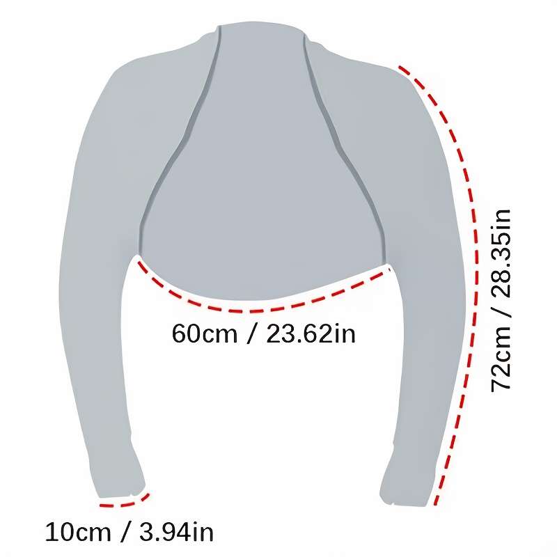 Sunscreen Sleeves Color White Quantity 1