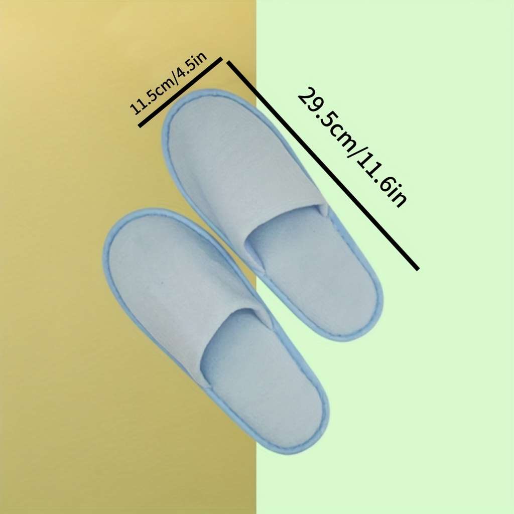 Cotton Slippers Color Blue Sizeuk 10