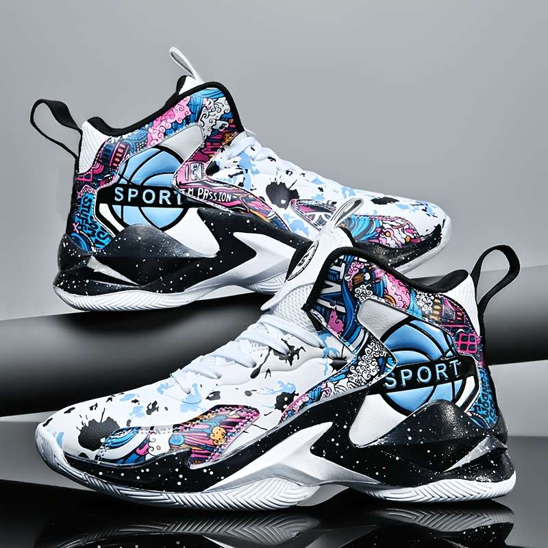 Sneakers White Moon Black Size Uk 7