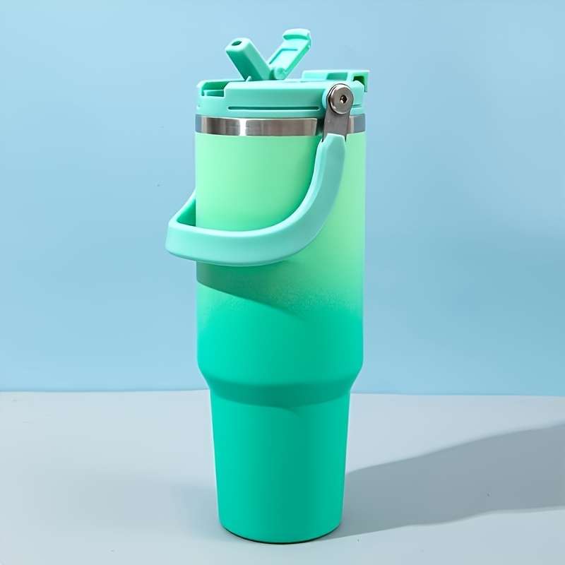 Water Cup Color Gradient Blue