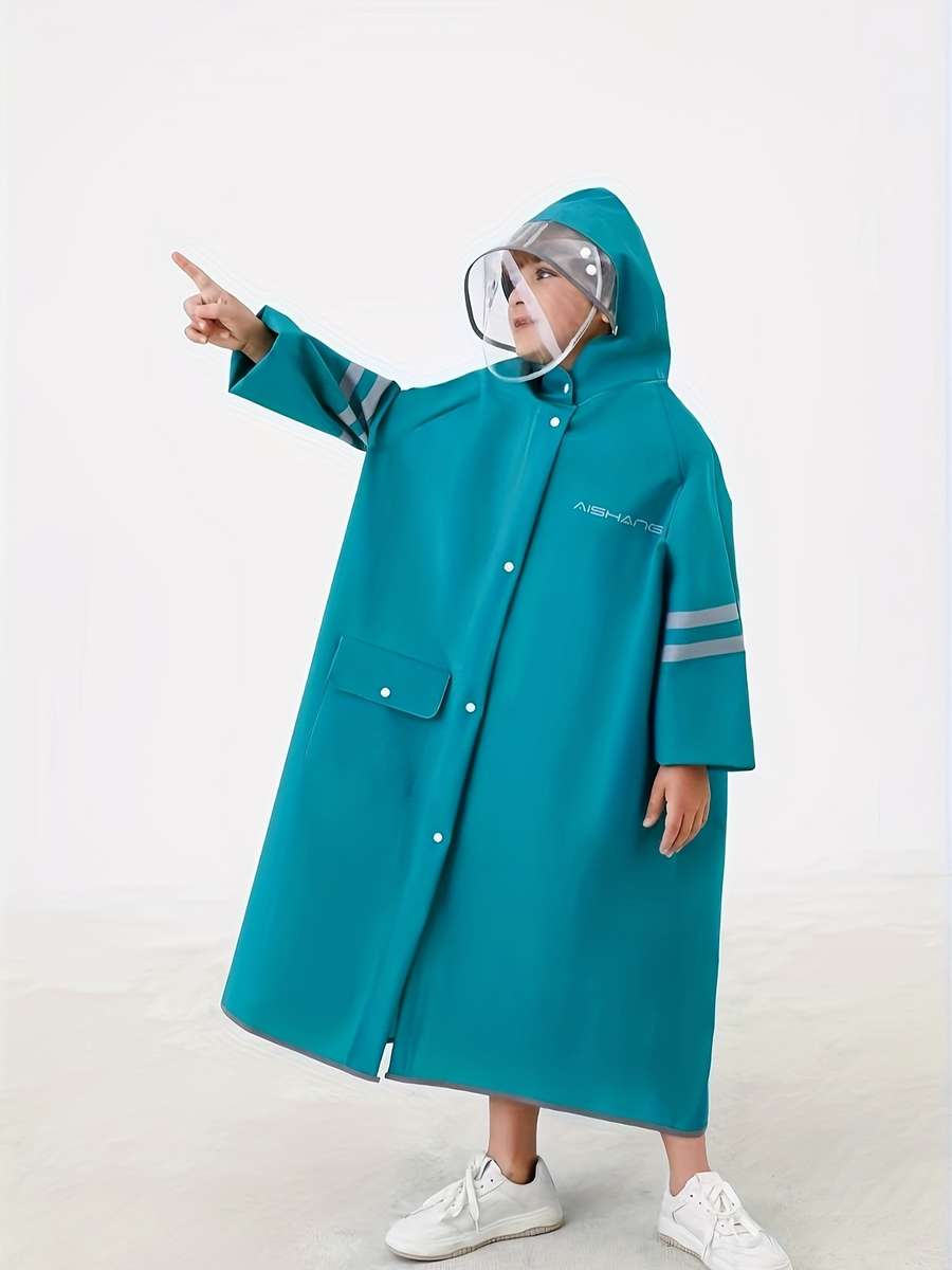 Raincoat Sky Blue Size 910Y