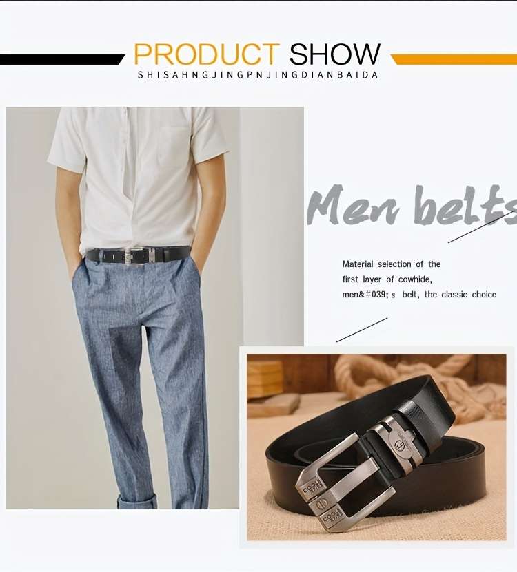 Belt Color Coffee Size 51.18In 130Cm