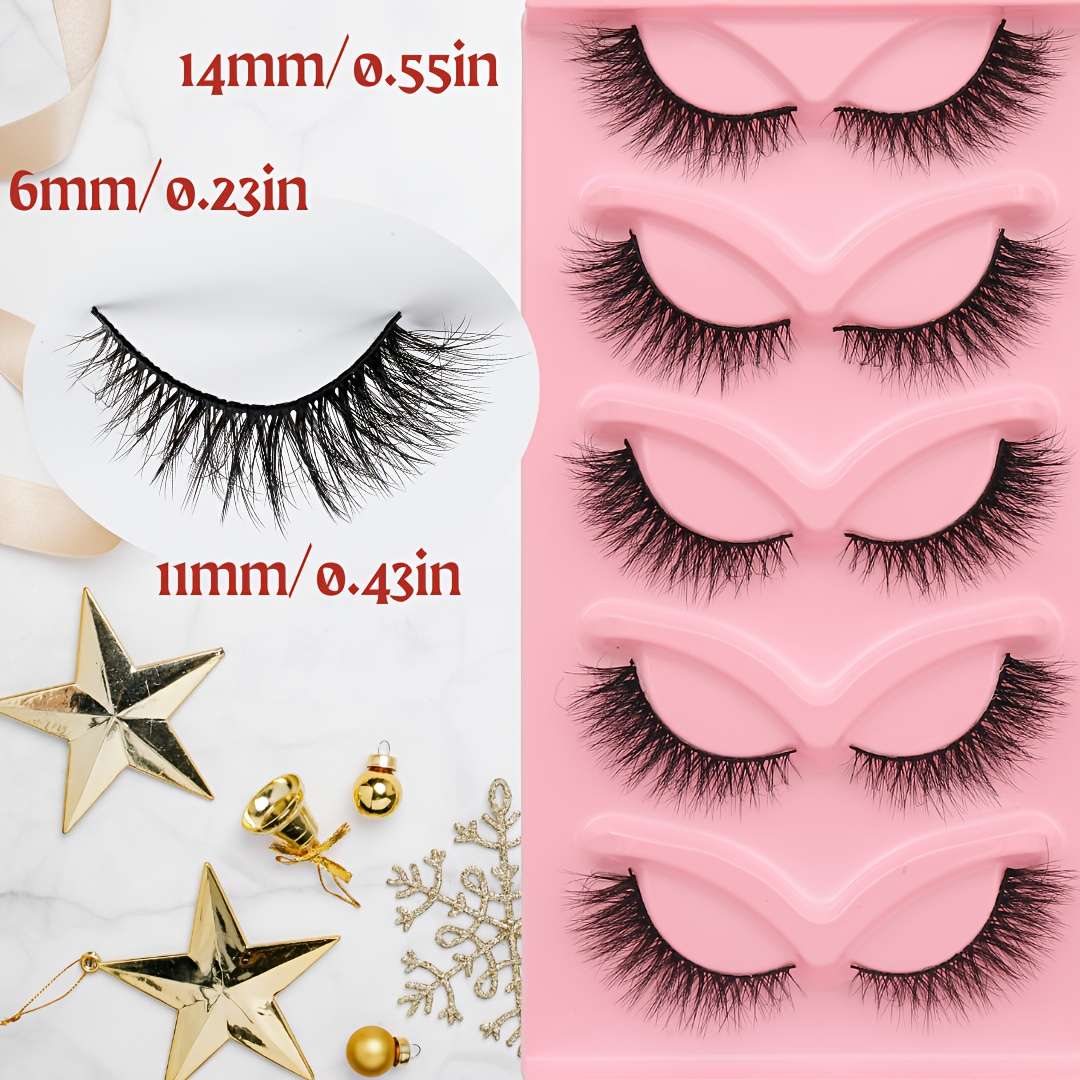 False Eyelashes Quantity 5Pairs W55