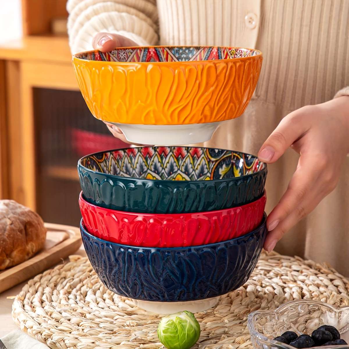 Bowl Color Color Mix A Red  Blue