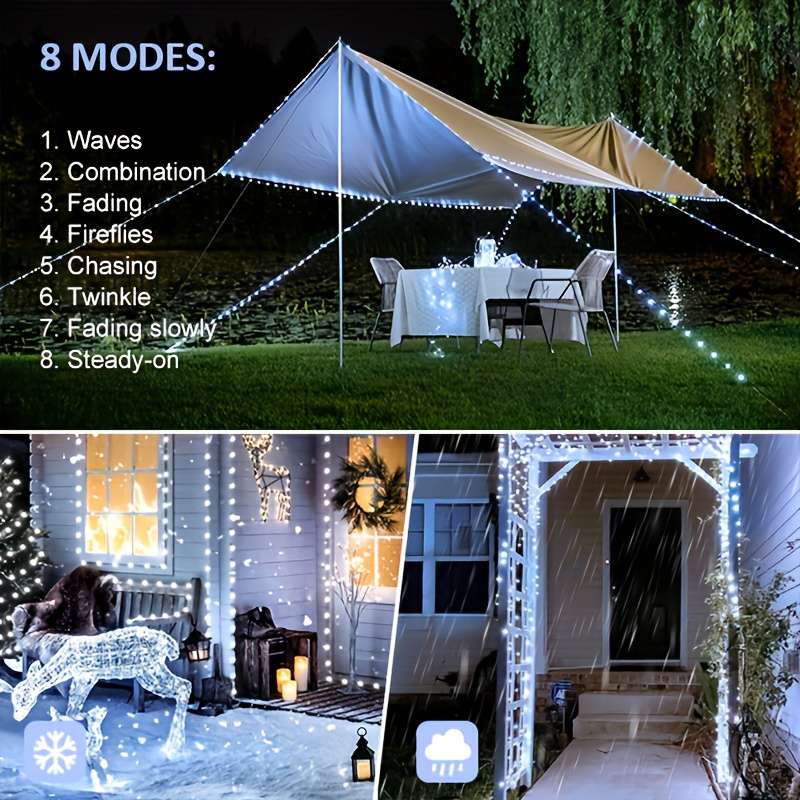 String Lights Color White Model7M 23Ft 50Led