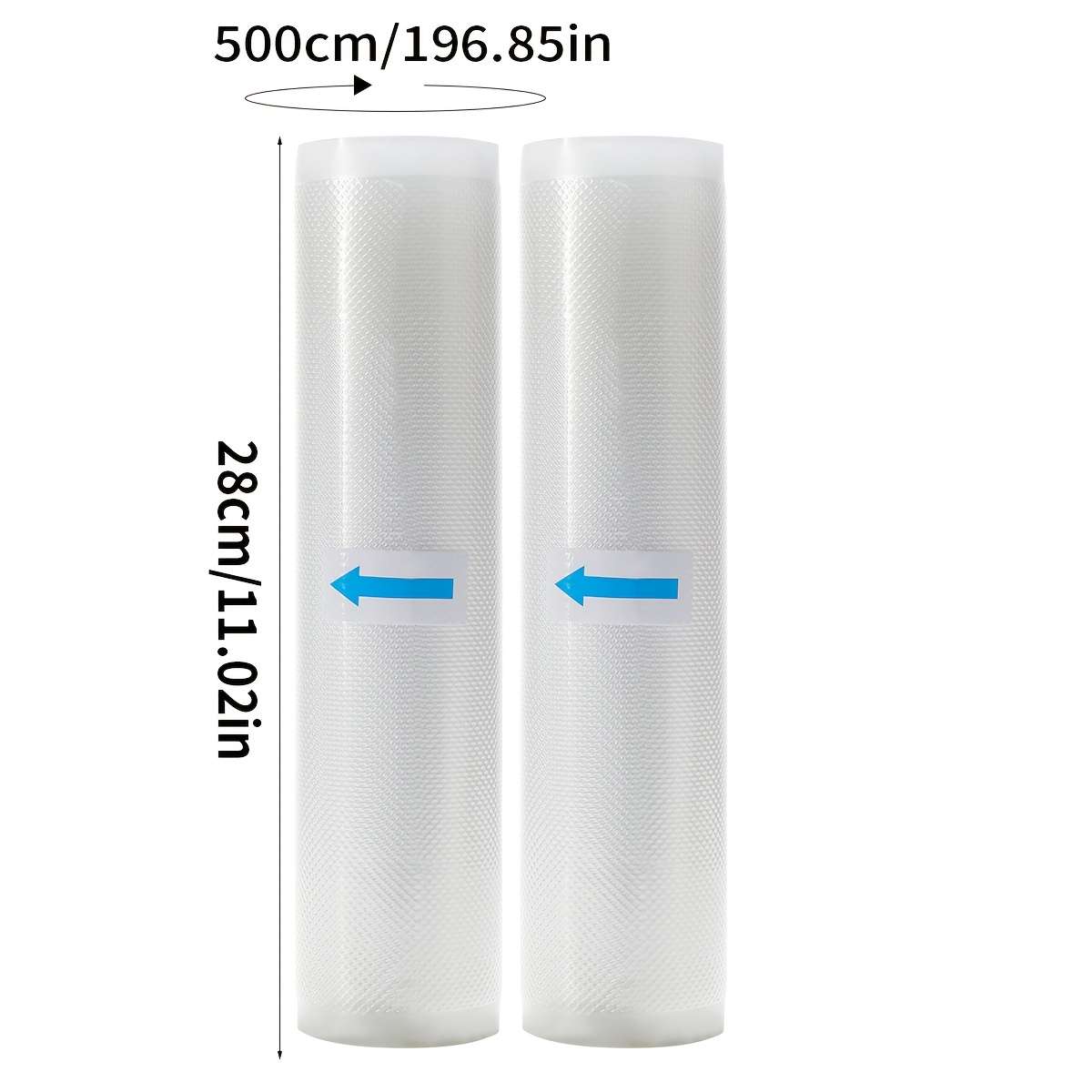 Plastic Wrap Color 28*500Cm*2Pcs