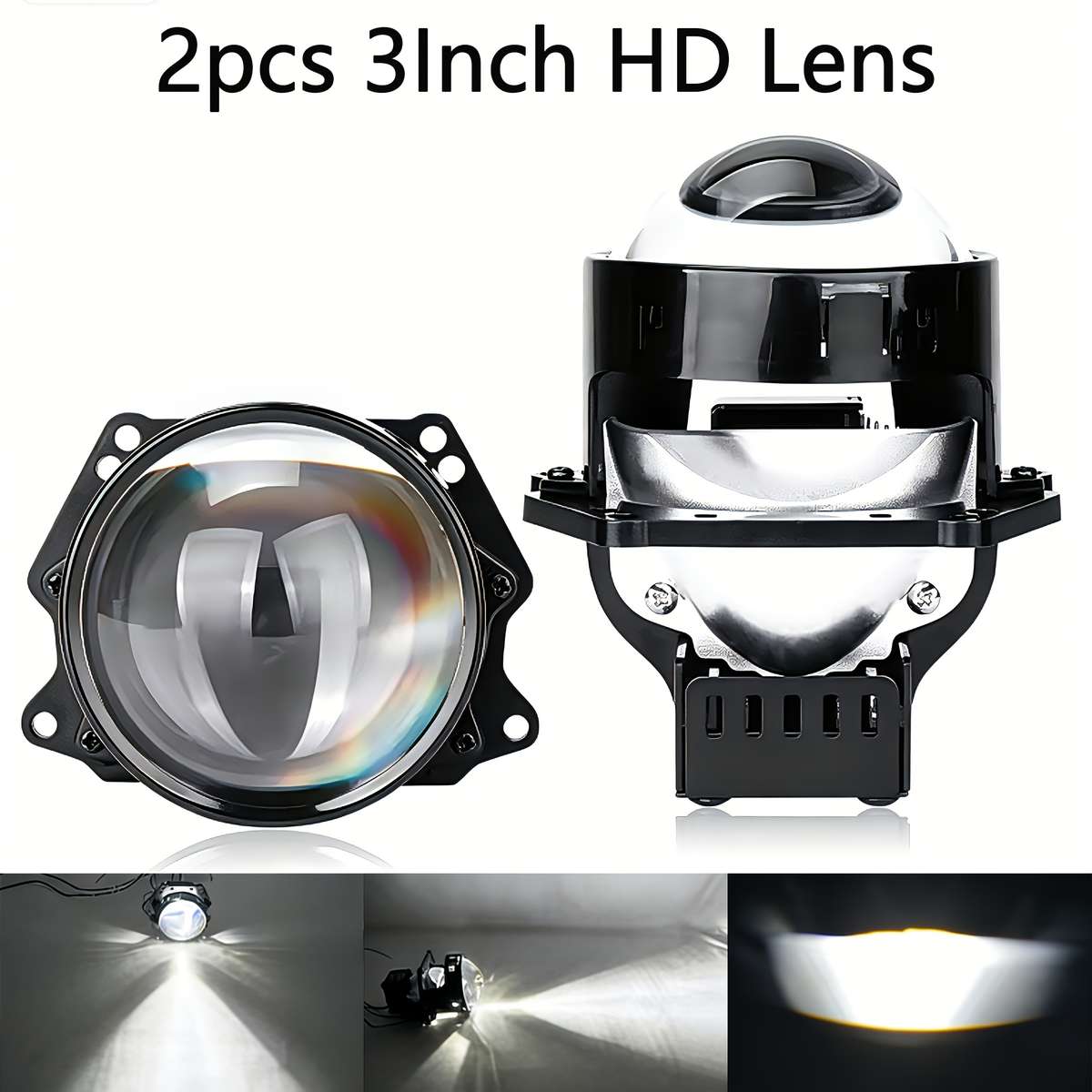 Car Lights Model 2Pcs Led Hd Lenses