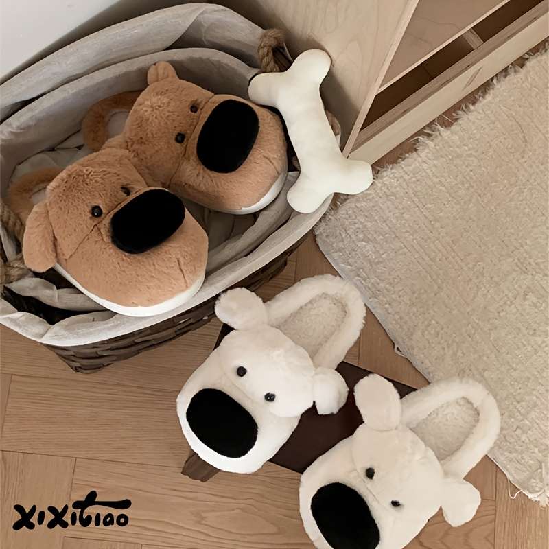 Cotton Slippers Color Light Brown1 Sizeuk 6.5-7