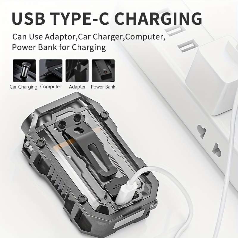 Durable 1Pc High Intensity Led Flashlight Smiling Shark Professional Reliable