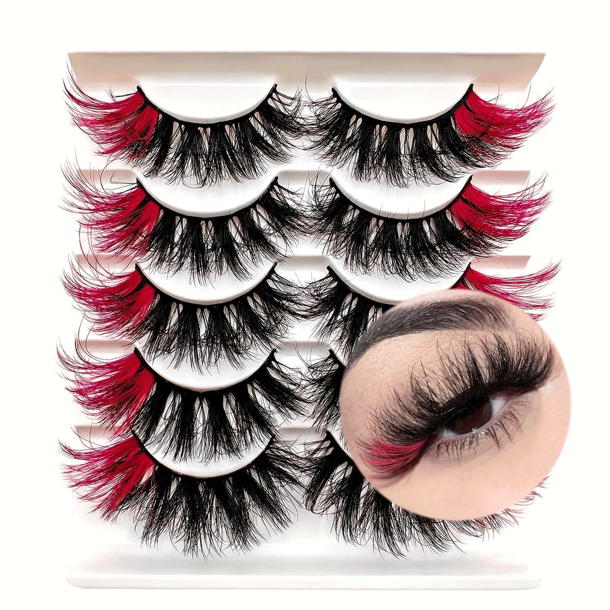 5 Pairs Fluffy Cluster Lashes Style
