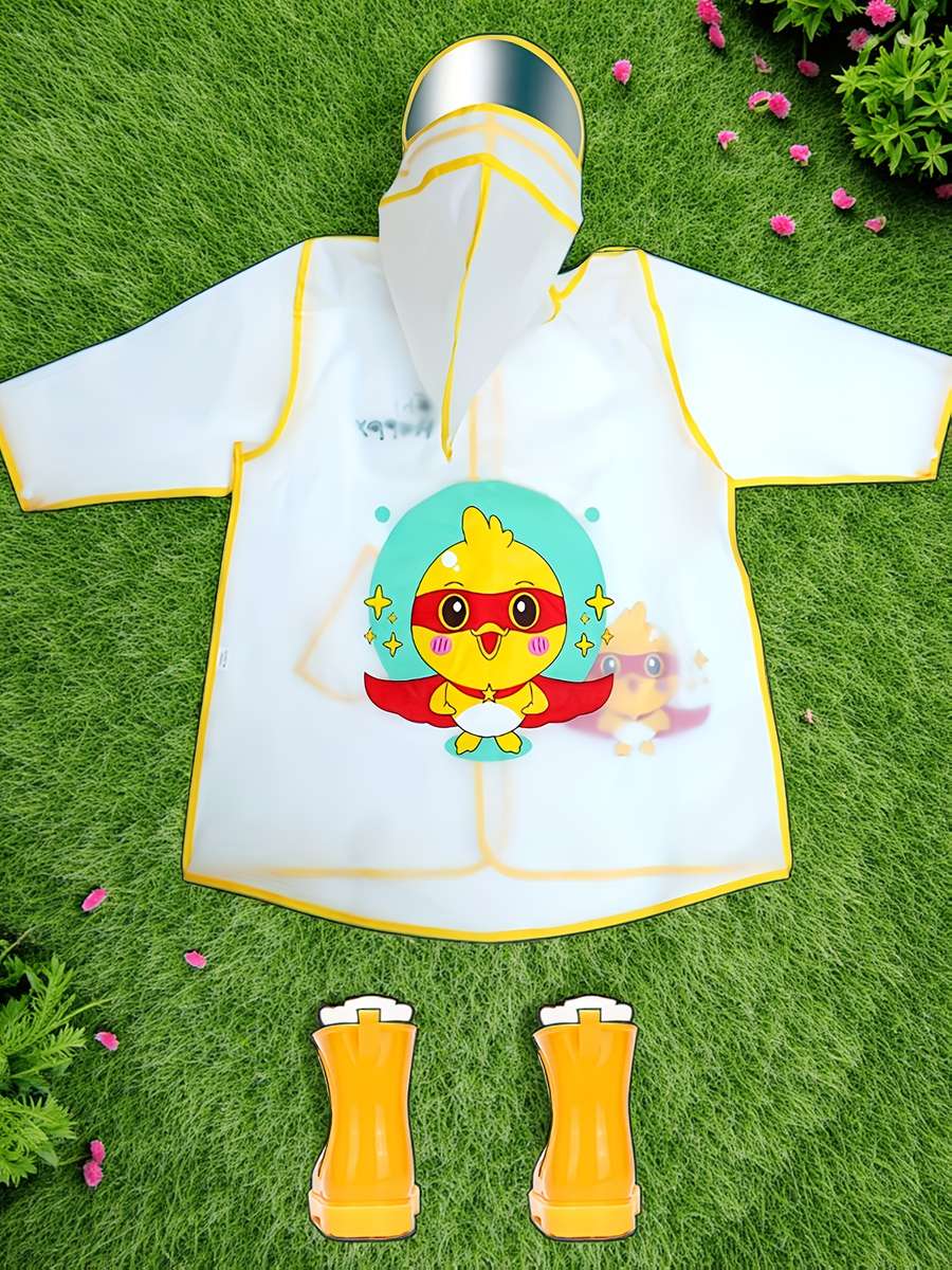 Raincoat White Size M