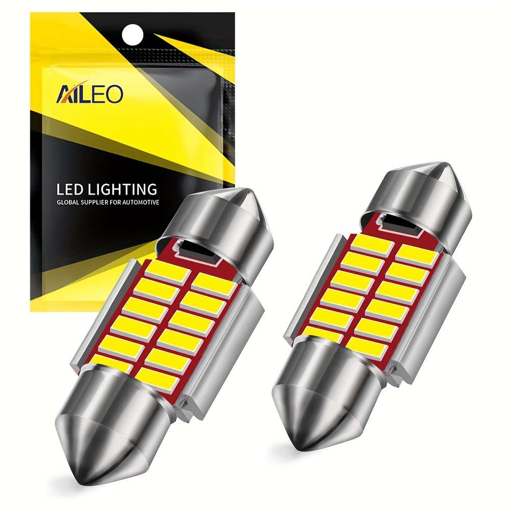 Car Lights Items 2Pcs16Smd36Mm