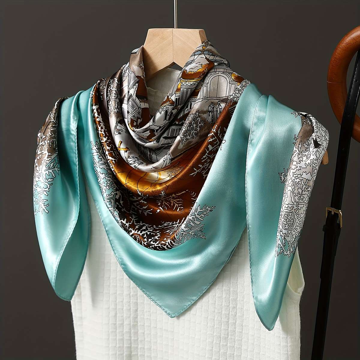 Scarf Color Sky Blue 2