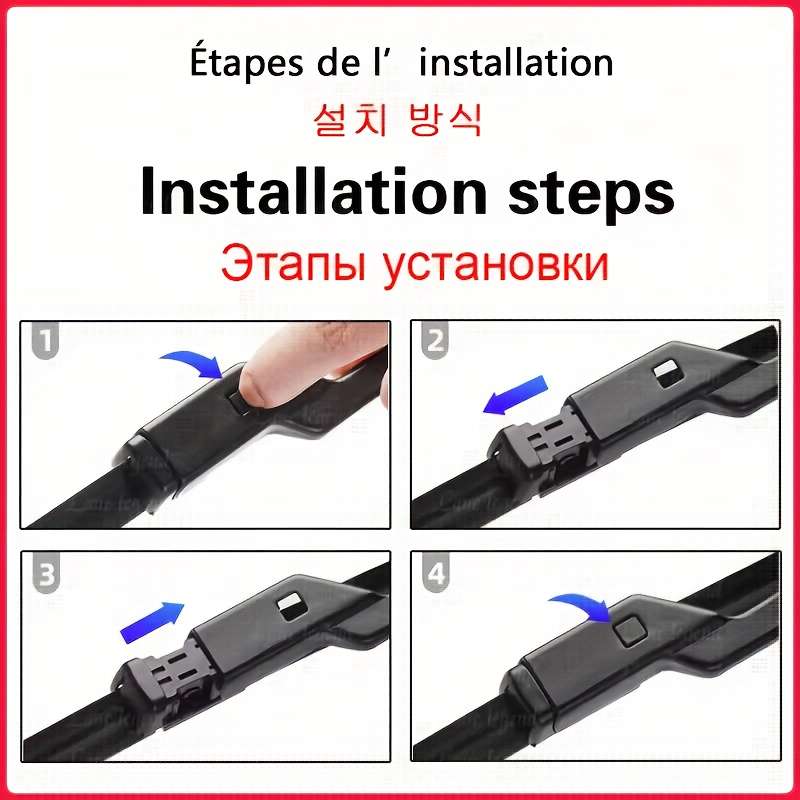 Windshield Wipers Model For Ford Fiesta 7 2017 2023