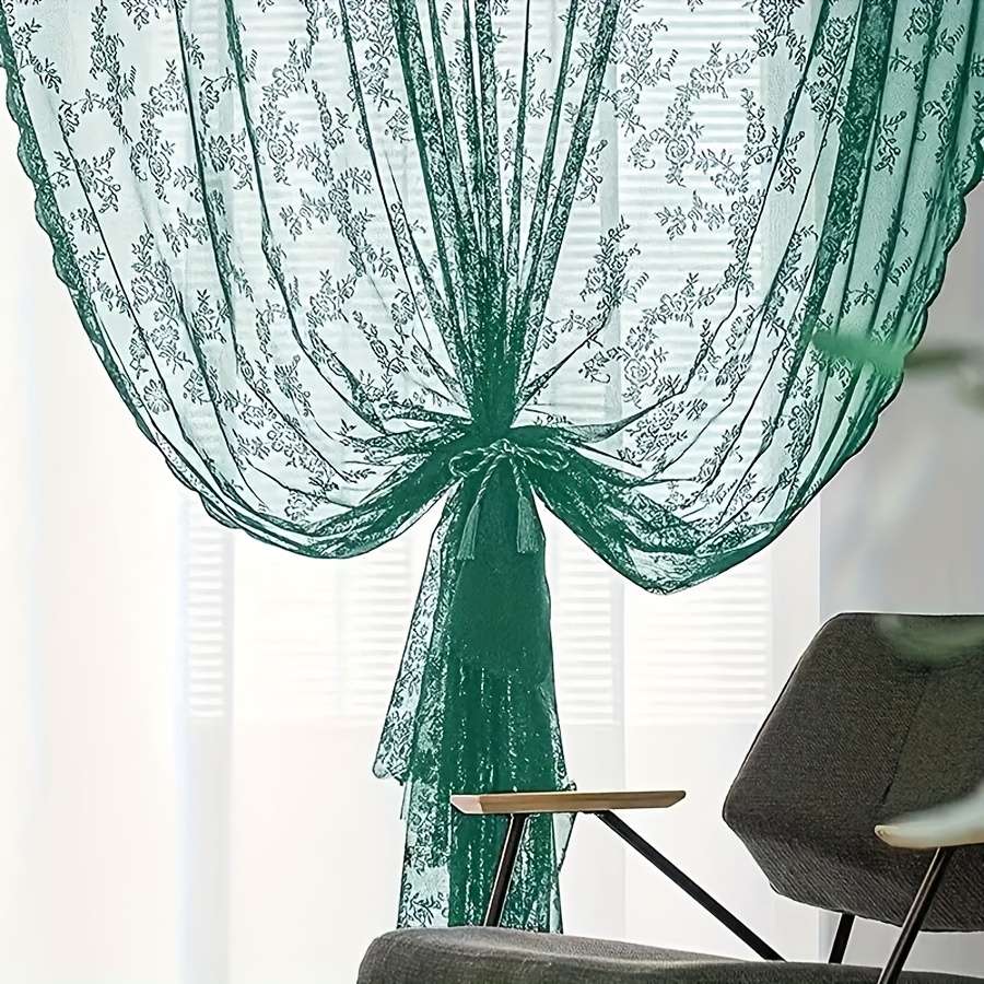 Door Curtain Color Green Size145X210Cm57.1X82.7Inch