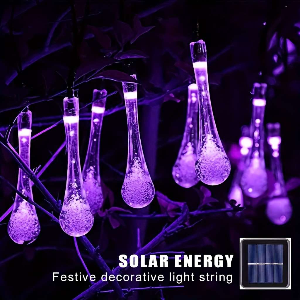 Christmas Lights Purple Light Quantity 5 Meters 20 Lights