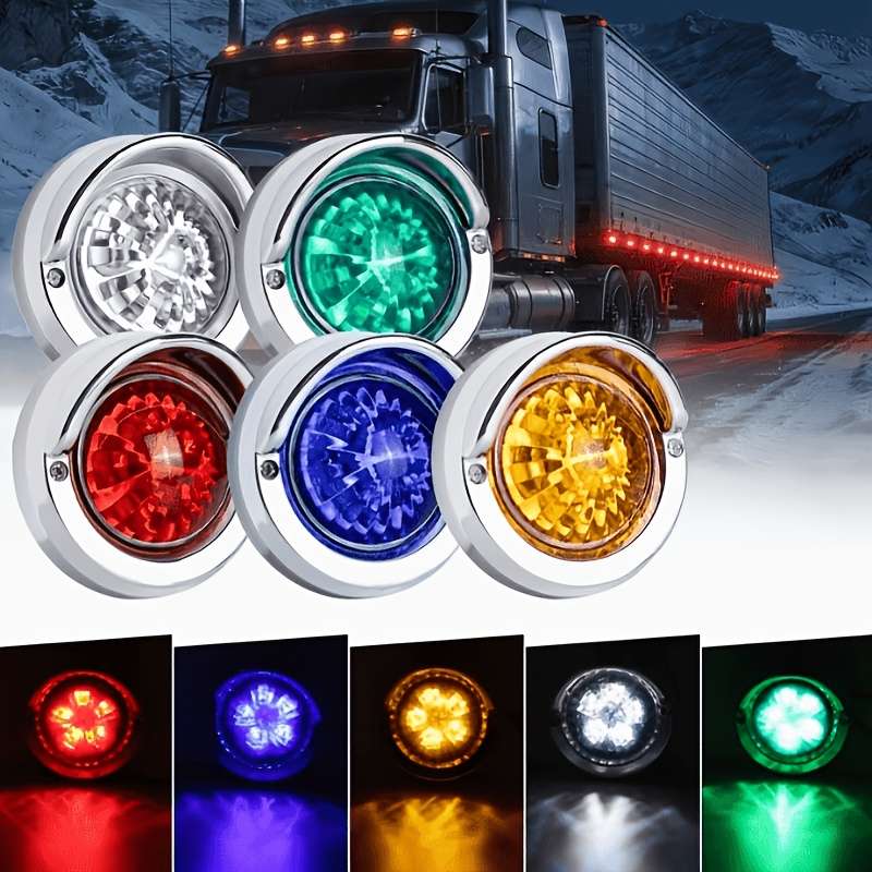 Car Lights Color Red. Quantity