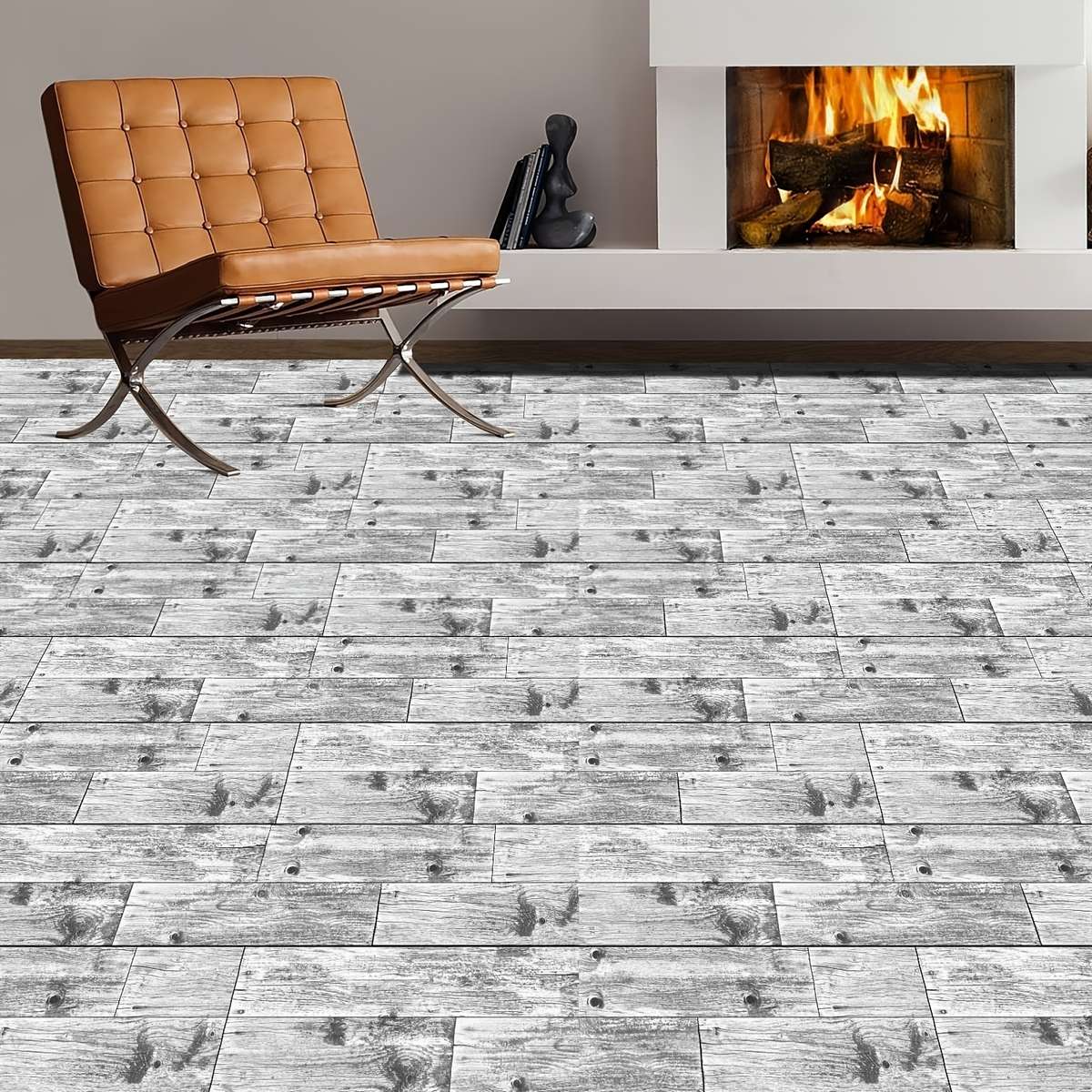 Self Adhesive Floor Stickers 15Cmx90Cmx5Pcs