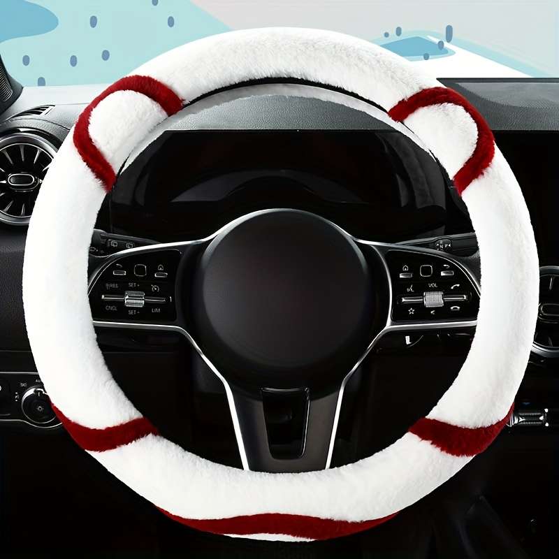 Car Steering Wheel Cover Grey Model Round