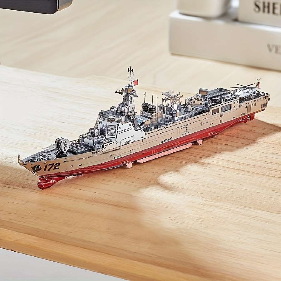 3D Jigsaw Puzzle Model Ship Items 052D Destroyer