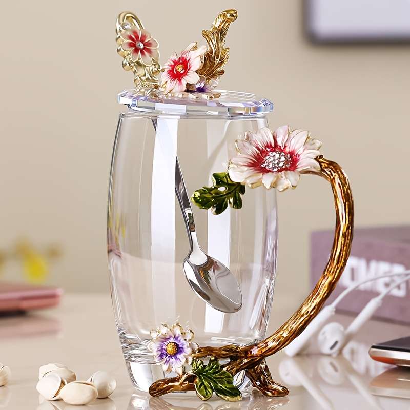 Water Cup Model 320Ml Short Cup   Spoon