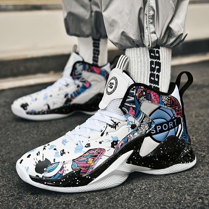 Sneakers White Moon Black Size Uk 7