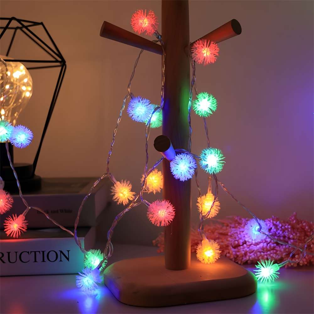 Battery Powe Led Christmas String 6M Red
