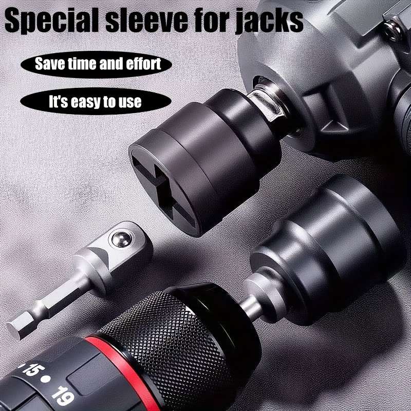 Heavy-Duty Jack Wrench with Socket