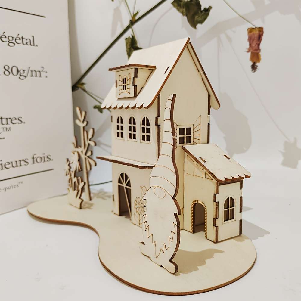 3D Model Desktop Ornaments Material Wood Stylecartoon