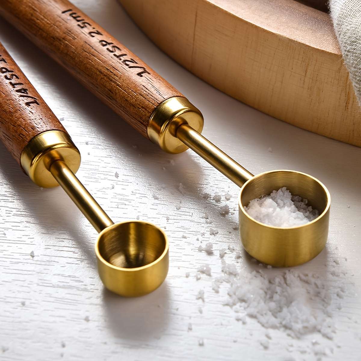 Kitchenware Model Golden Measuring Spoon 1.25Ml