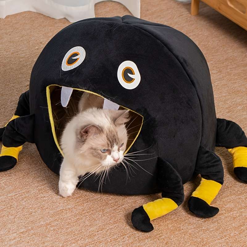 Pet supplies Items Black Spider Cat Nest
