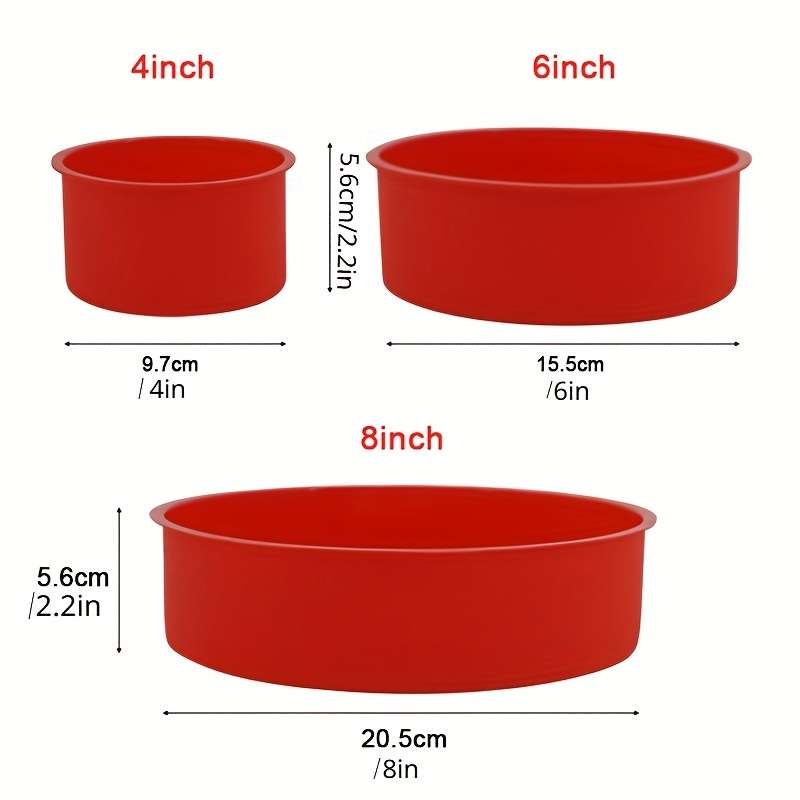 Suitable For Baking Molds Color Red Model 10.16 Cm