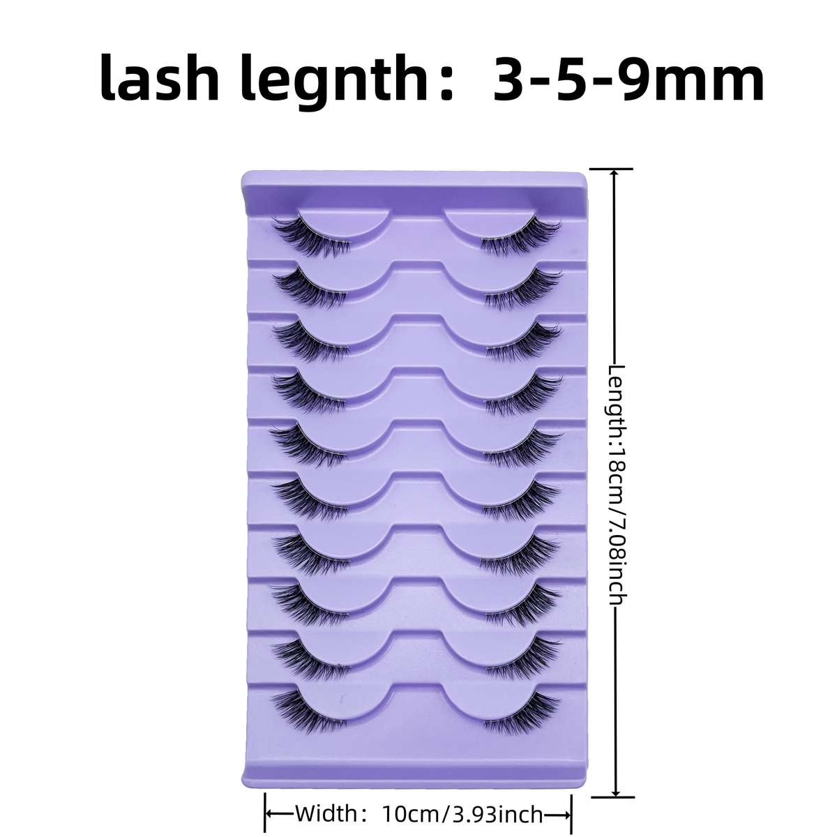 False Eyelashes Model Yh 801 5 White